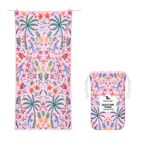 Dock & Bay Quick Dry Towel - Pink Paradise Extra Large