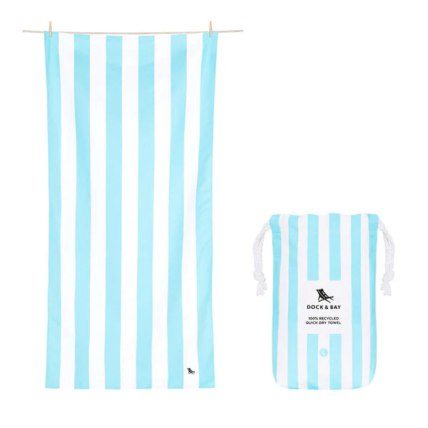 Dock & Bay Quick Dry Towel - Tulum Blue Extra Large