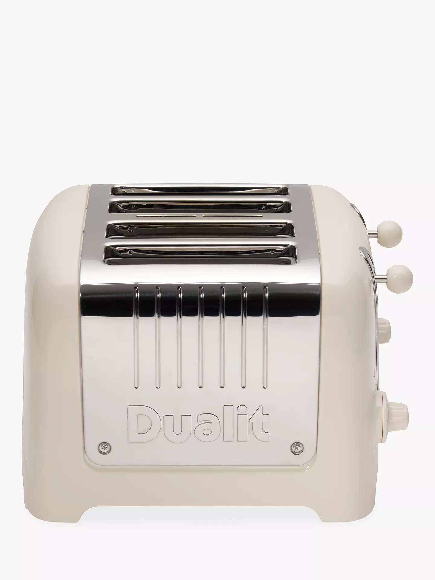 Dualit Lite 4 Slice Toaster in Canvas White - Image 2