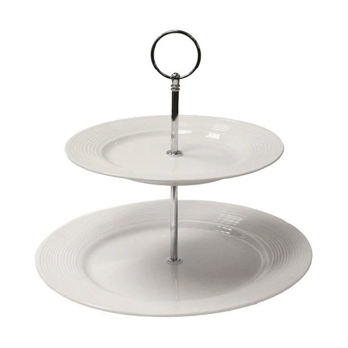 Dun solar 2 tier cake stand
