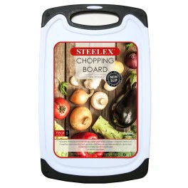 DUN Steelex Medium Plastic Chopping Board 31.5 x 19.7cm