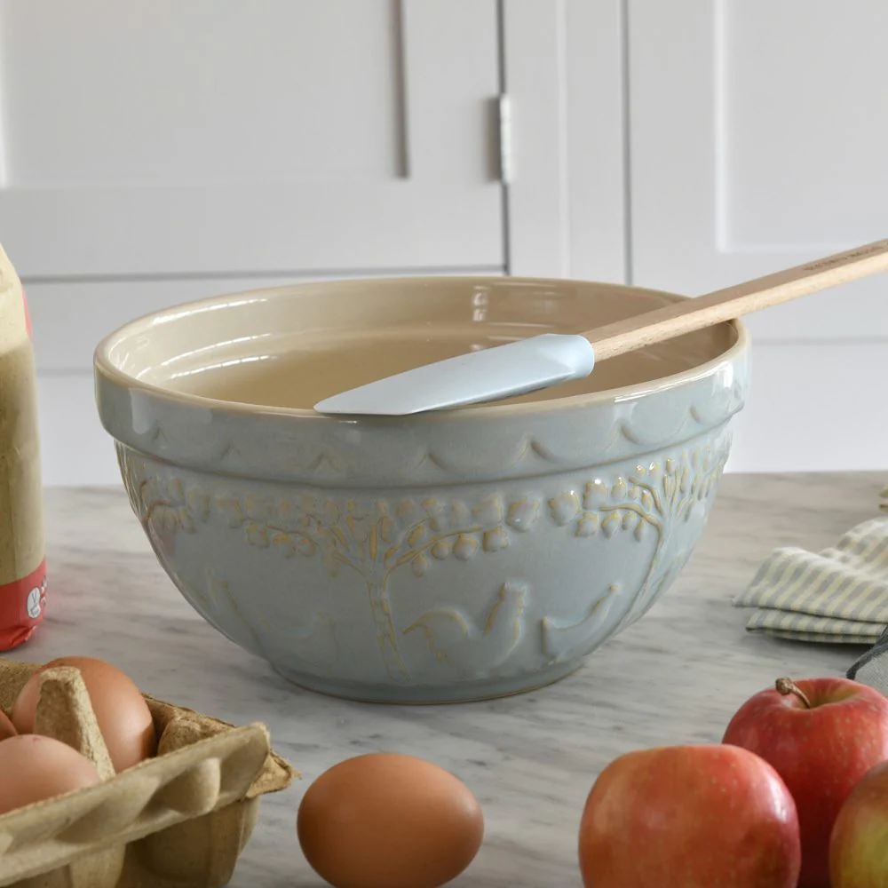 EDD THE PANTRY MEDIUM BLUE CERAMIC MIXING BOWL 23X23X11.8CM - Image 2