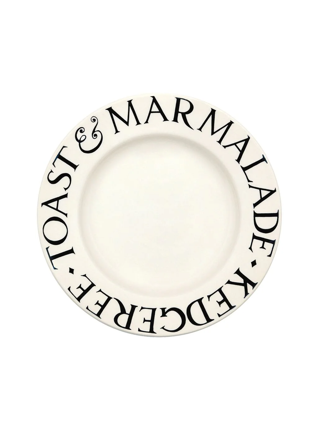 Emma Bridgewater Black Toast Medium Dinner Plate, 8.5 Inch