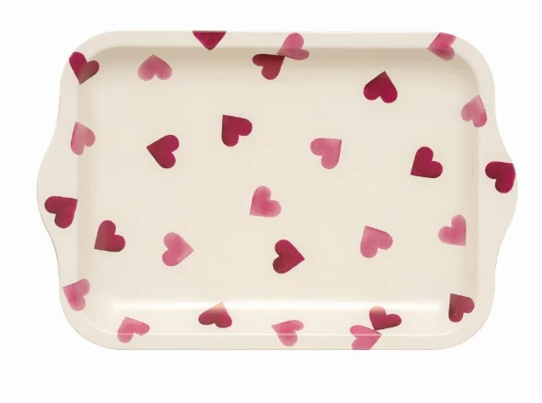 Emma Bridgewater - Pink Hearts Small Tin Tray