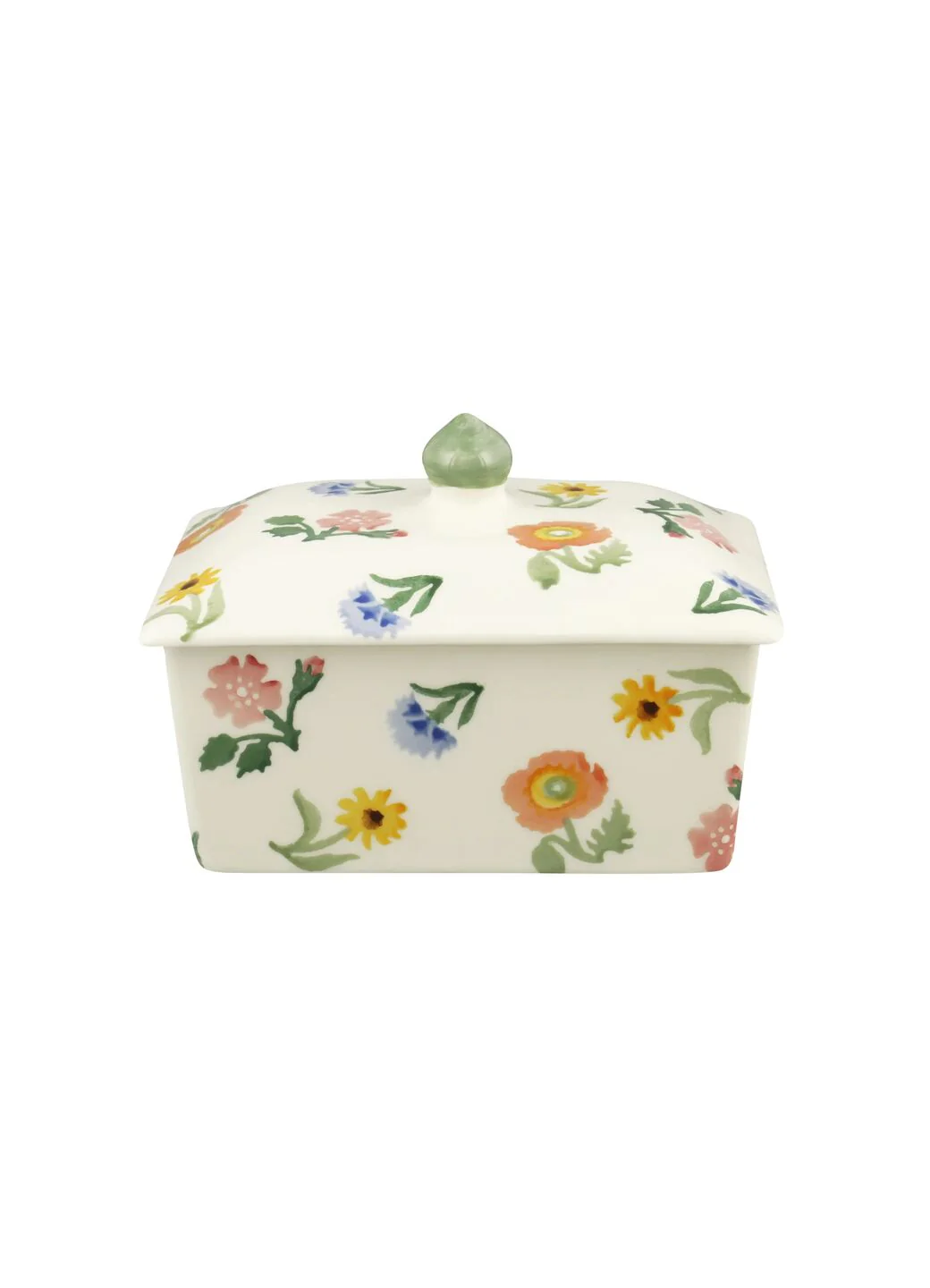 Emma Bridgewater Poppies & Pinks Small Butter Dish
