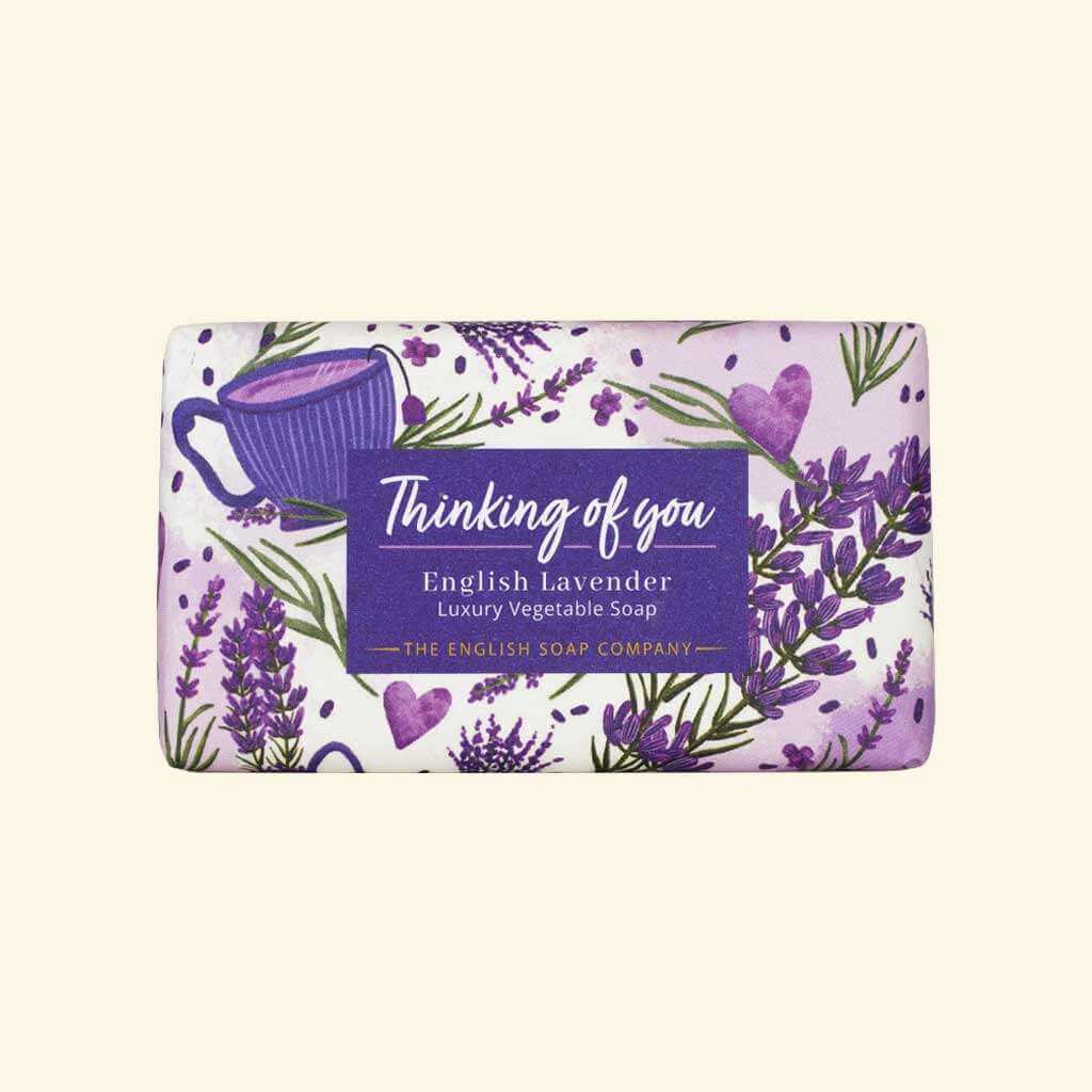 English Soap Company English Lavender Thinking of You Soap