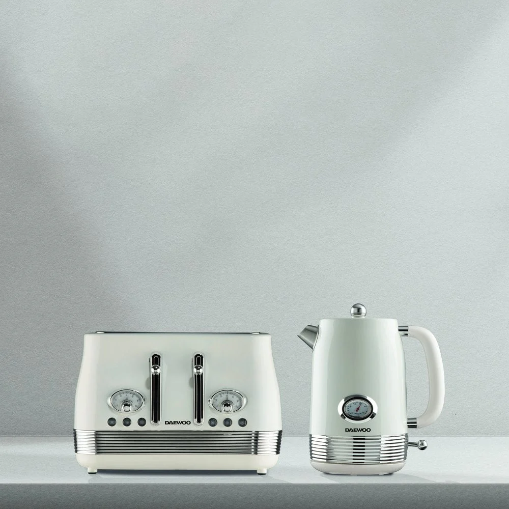 Daewoo Baltimore / Denver 4 Slice Toaster Buttermilk - Image 3