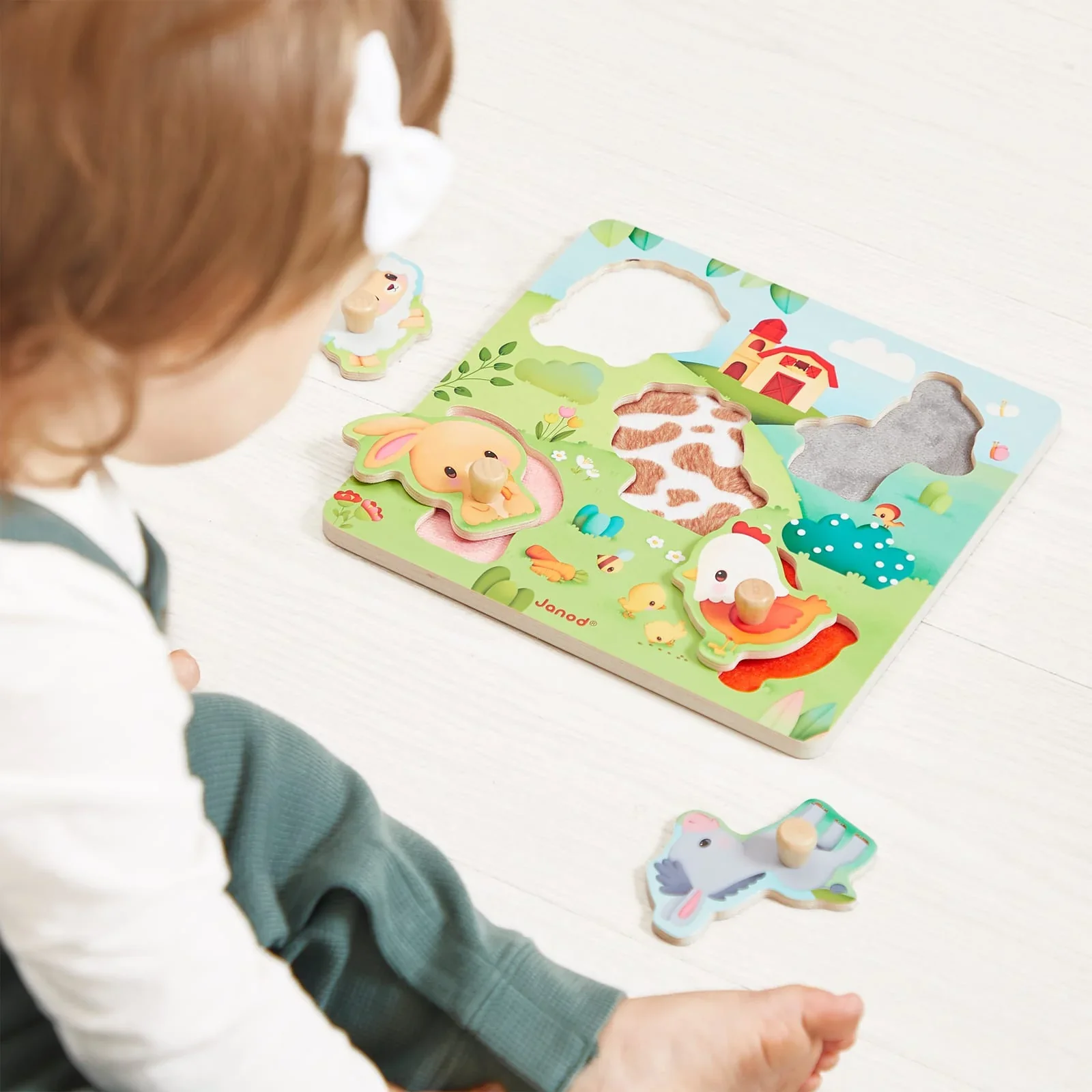 Juratoys Farm Tactile Farm Puzzle - Image 2