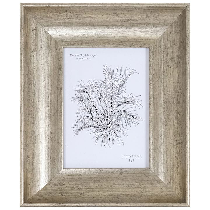 FERN COTTAGE 22111 BRUSHED GOLD FRAME 5x7