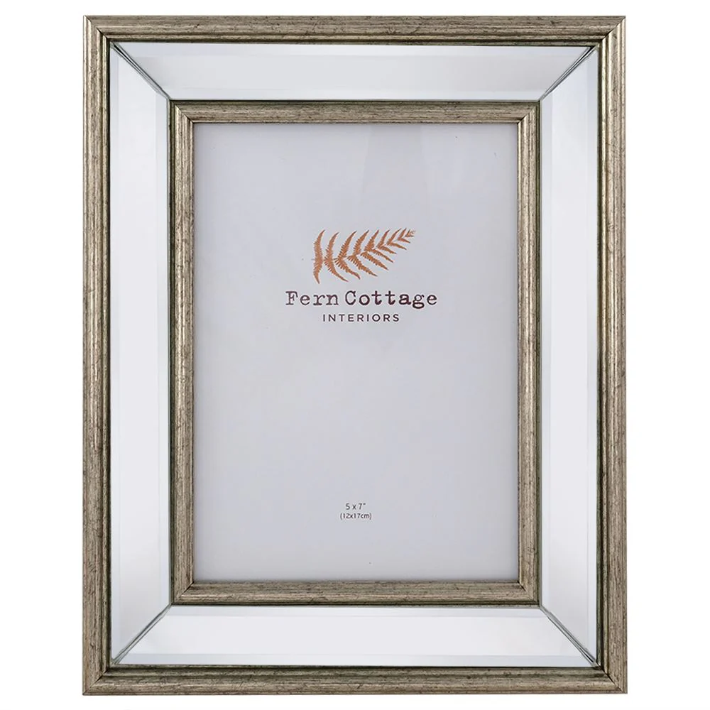 FERN COTTAGE 2246 MIRRORED FRAME 5x7