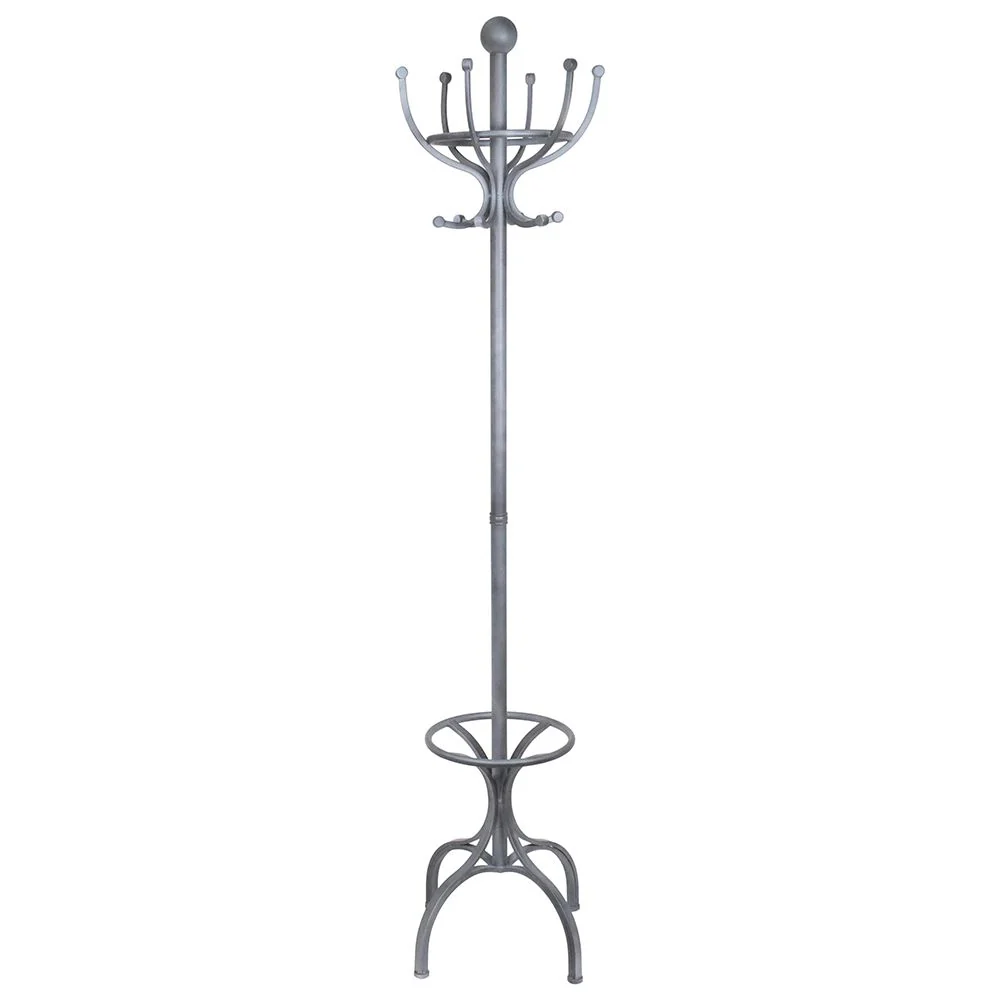FERN COTTAGE 10086 GREY COAT & HAT STAND 33x45x188cm