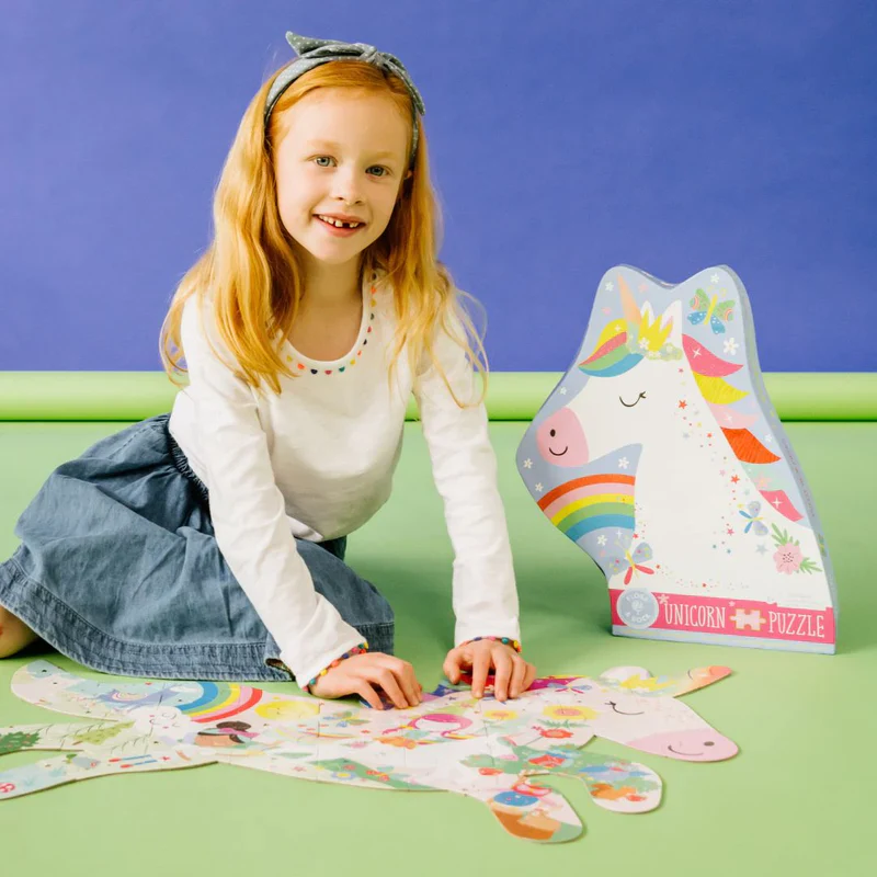 Floss & Rock JIGSAW 40PC RAINBOW UNICORN - Image 3