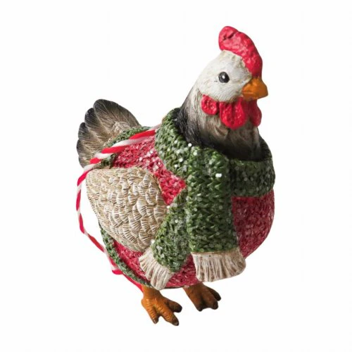 Giftware 8.5CM COCKEREL TREE DECORATION - Image 2