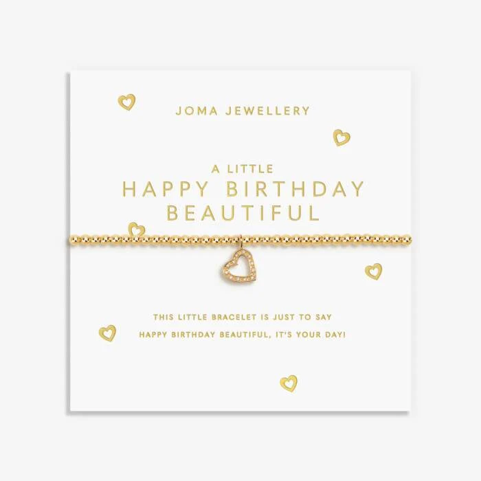 Happy Birthday Beautiful Gold 9270