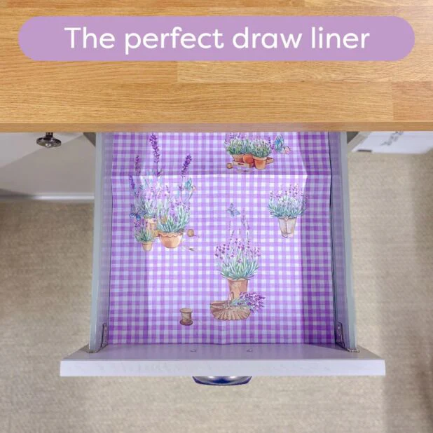 Heathcote & Ivory English Lavender 5 Drawer Liners