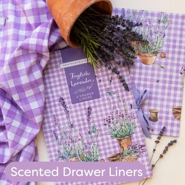 Heathcote & Ivory English Lavender 5 Drawer Liners - Image 2