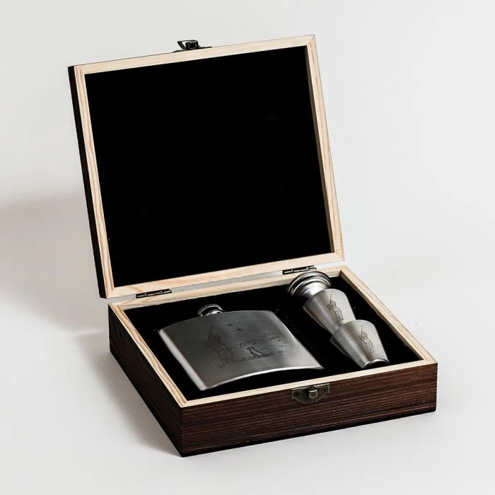 Selbrae House Hip flask and cup set - Shooting