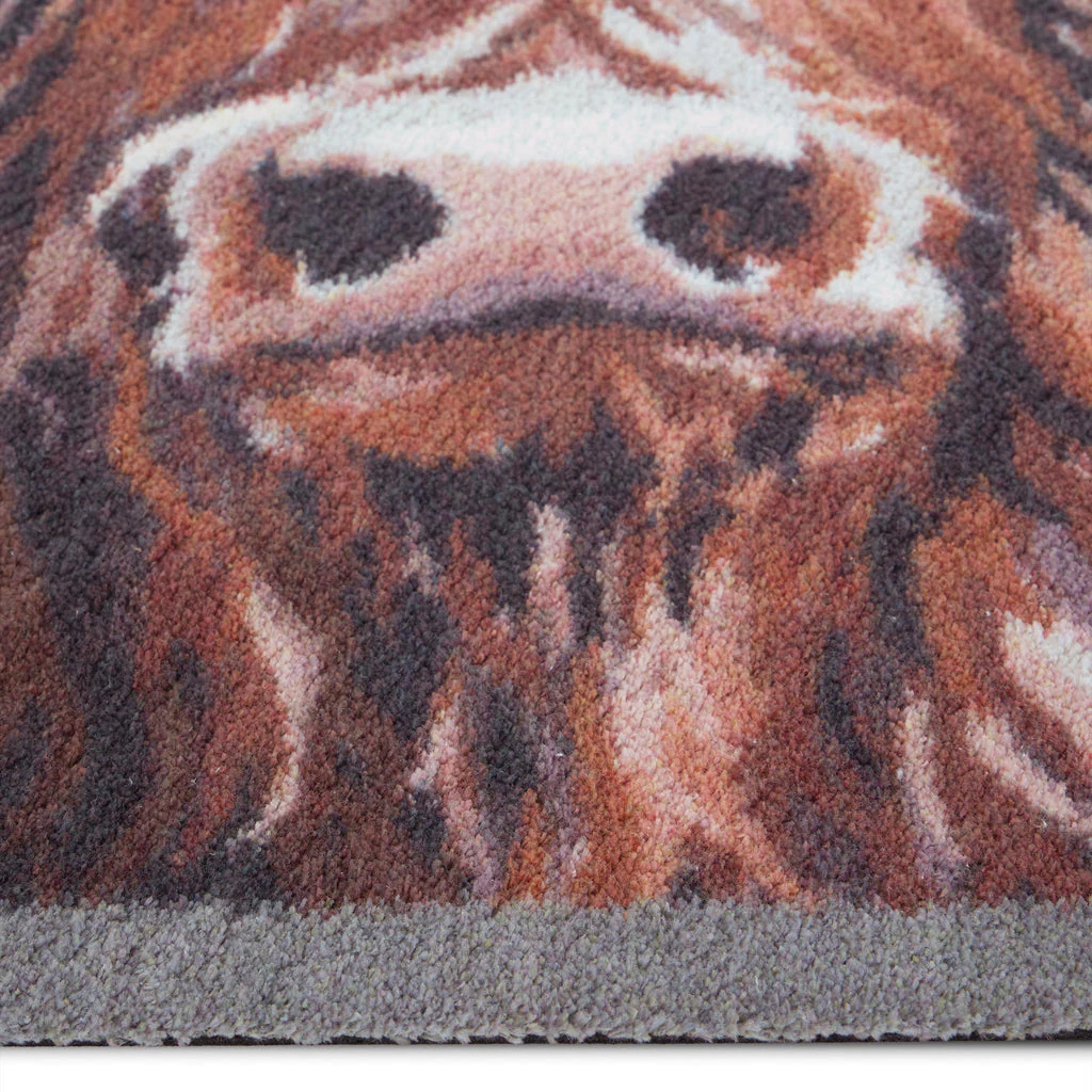 Hug Rug Heritage Highland Cow Washable Runner 65x150cm - Image 3