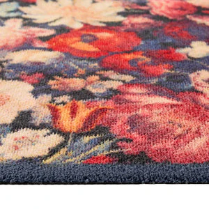 Hug Rug Dark Florals Washable Doormat 65x85cm - Image 3