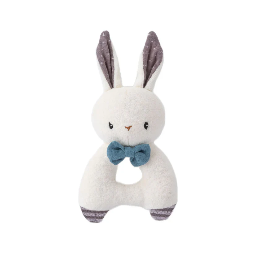 Inside out toys Rabbit rattle blue