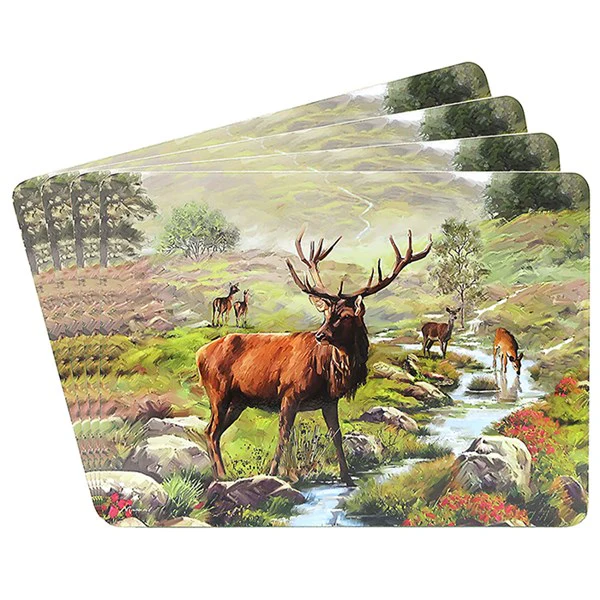 JD Highland Stag Placemats Set of 4
