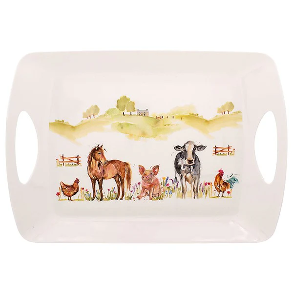 JD Farmyard Large Tray