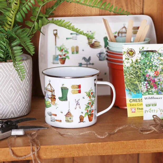 JD Green Fingers Garden Tin Mug - Image 3
