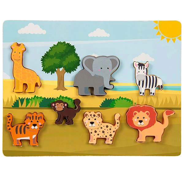 JD Lets Learn Zoo Puzzle Animals