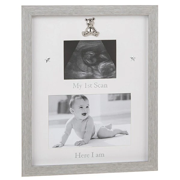JD Modern Grey My 1st Scan Here I am Frame