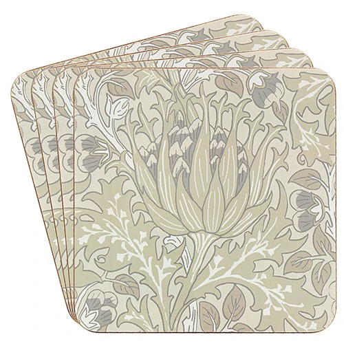 JD William Morris Artichoke Set of Four Coasters