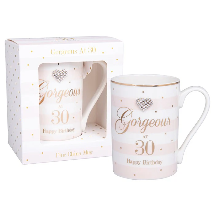JD Mad Dots Birthday 30th mug
