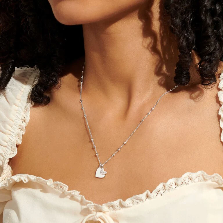Joma A Little 'Mother And Daughter' Necklace In Silver Plating 6929 - Image 3