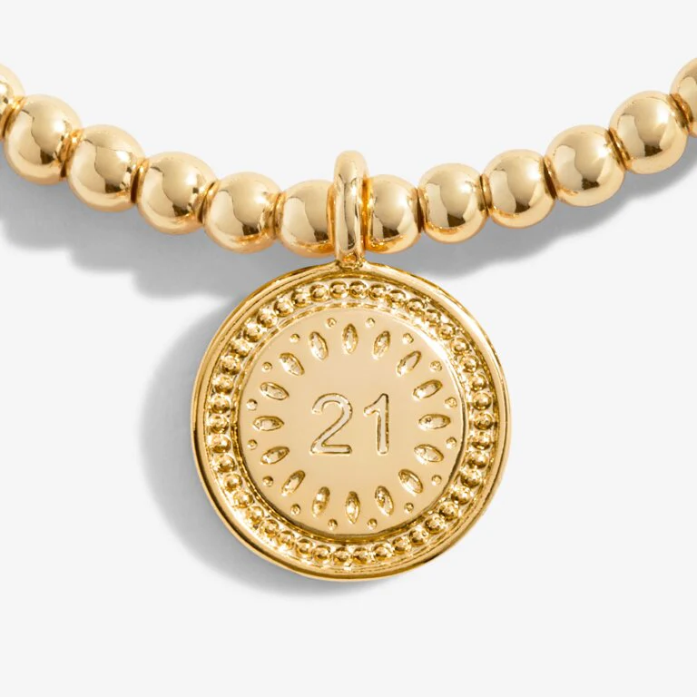 Joma Beautifully Boxed A Little 'Happy 21st Birthday' Bracelet 6988 - Image 3