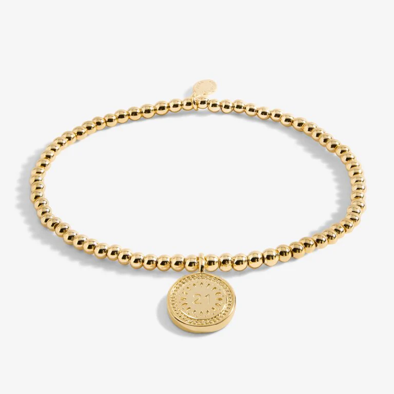 Joma Beautifully Boxed A Little 'Happy 21st Birthday' Bracelet 6988 - Image 4