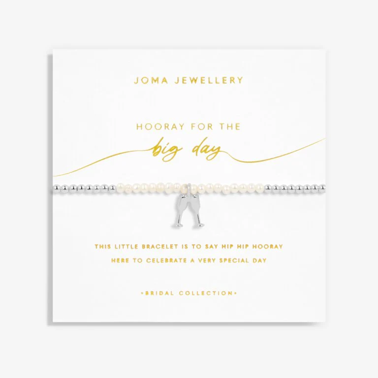 Joma Bridal Pearl Bracelet 'Hooray For The Big Day' 5726