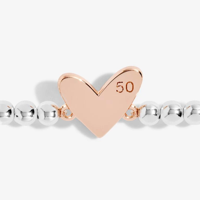 Joma Beautifully Boxed A Little 'Happy 50th Birthday' Bracelet 5080 - Image 3