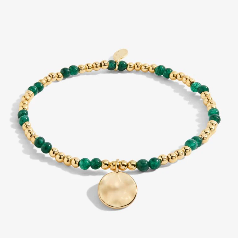 Joma Jewellery 6136 - May A Little Birthstone Gold Bracelet - Image 3