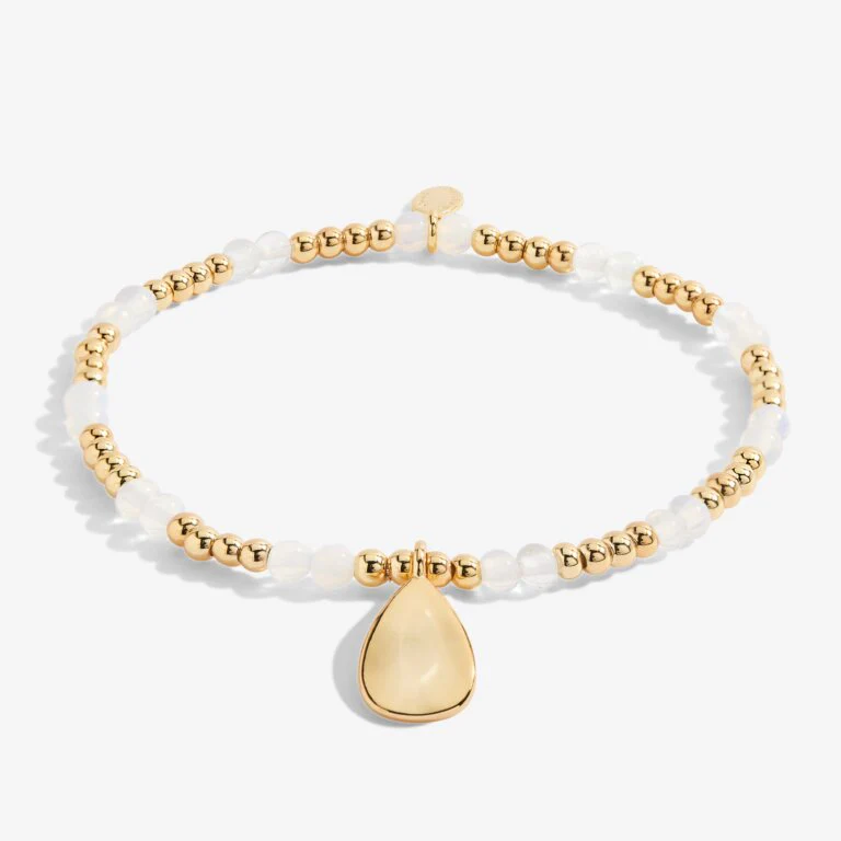 Joma Jewellery 6137 - June A Little Birthstone Gold Bracelet - Image 3