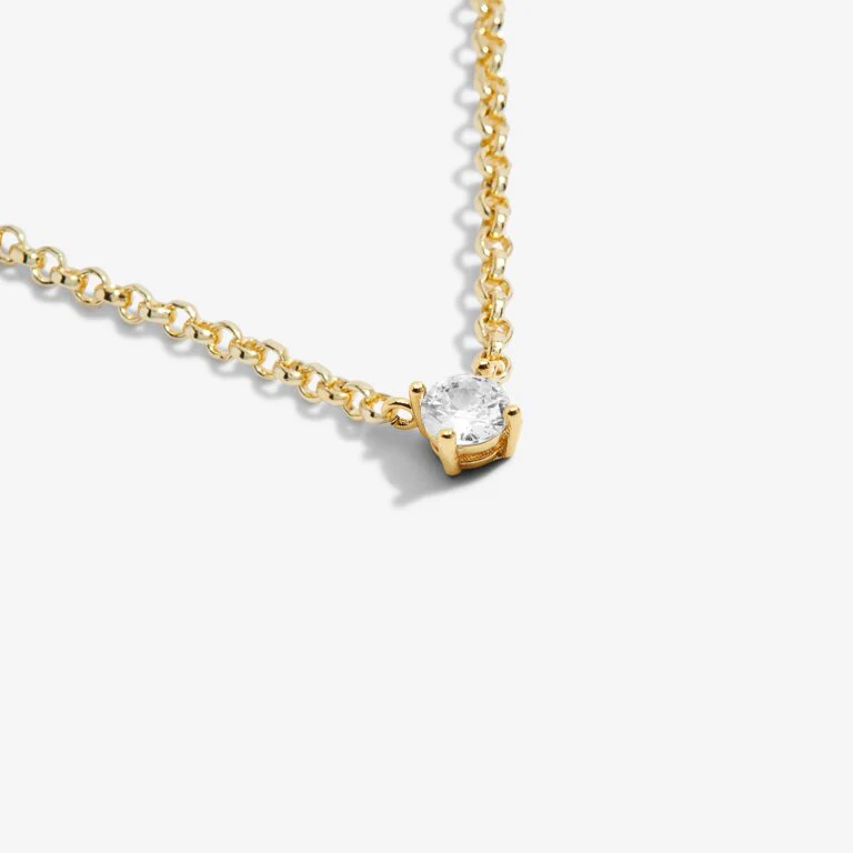 Joma Jewellery 6915 - Love From Your Little Ones 'One' Necklace In Gold Plating - Image 2