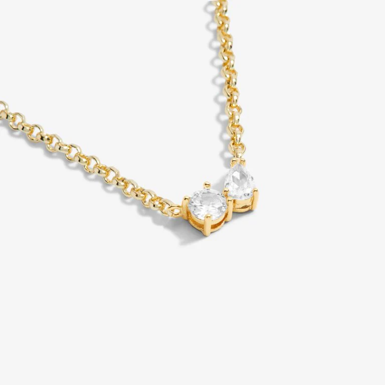 Joma Jewellery 6916 - Love From Your Little Ones 'Two' Necklace In Gold Plating - Image 2