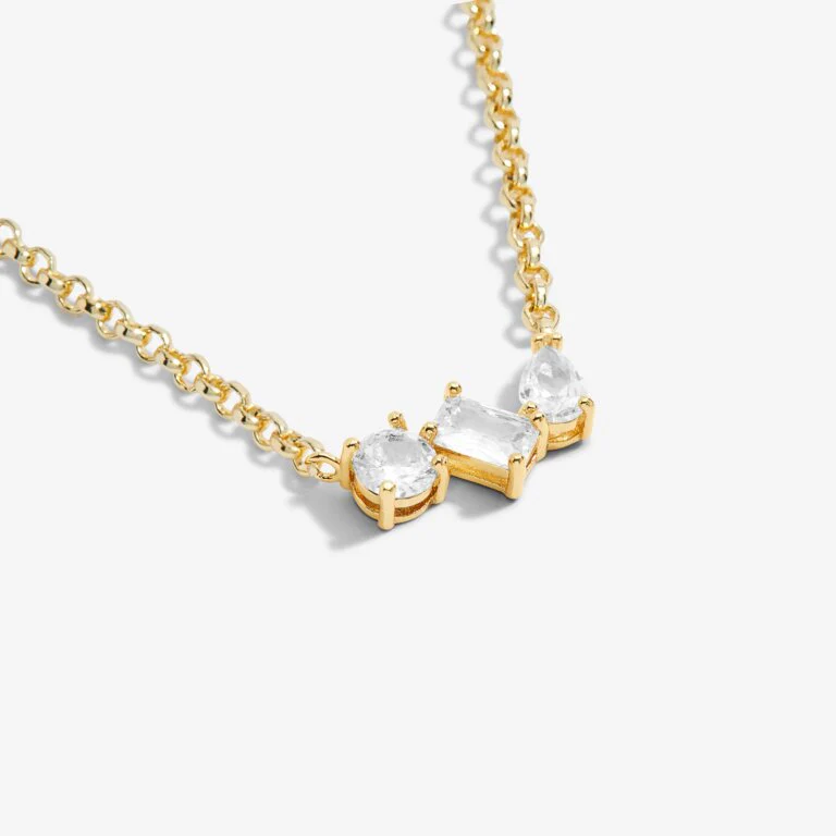 Joma Jewellery 6917 - Love From Your Little Ones 'Three' Necklace In Gold Plating - Image 2