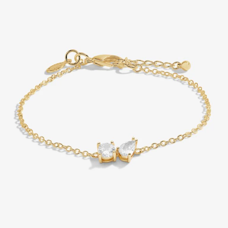 Joma Jewellery 6919 - Love From Your Little Ones 'Two' Bracelet In Gold Plating - Image 2