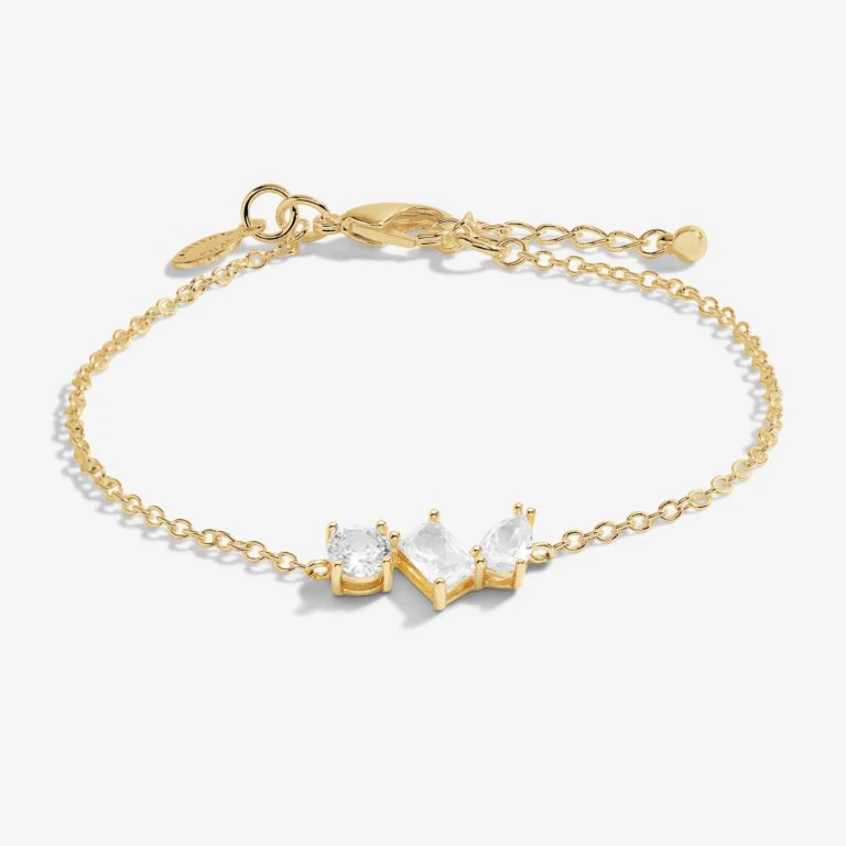 Joma Jewellery 6920 - Love From Your Little Ones 'Three' Bracelet In Gold Plating - Image 3