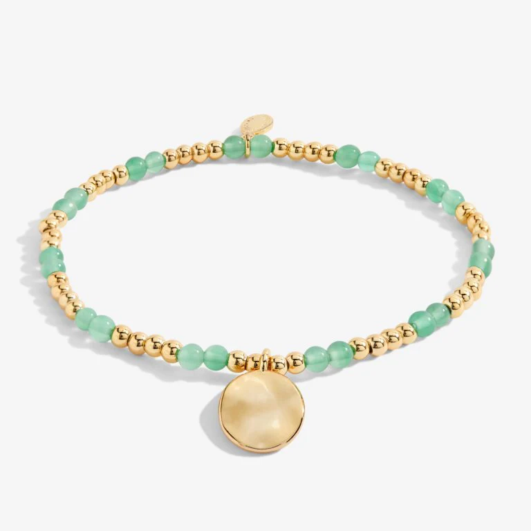 Joma Jewellery 6139 - August A Little Birthstone Gold Bracelet - Image 2
