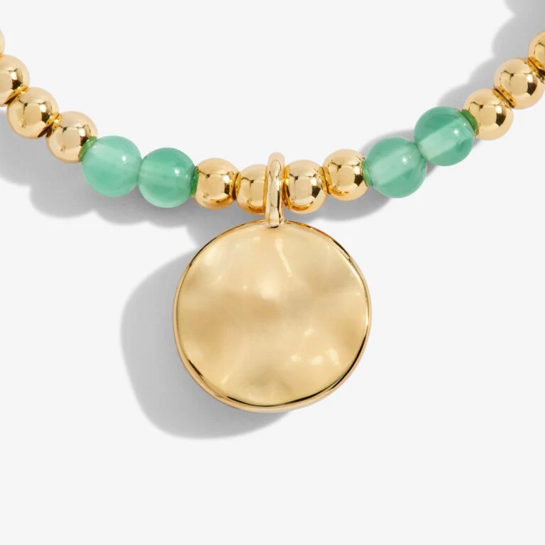 Joma Jewellery 6139 - August A Little Birthstone Gold Bracelet - Image 3