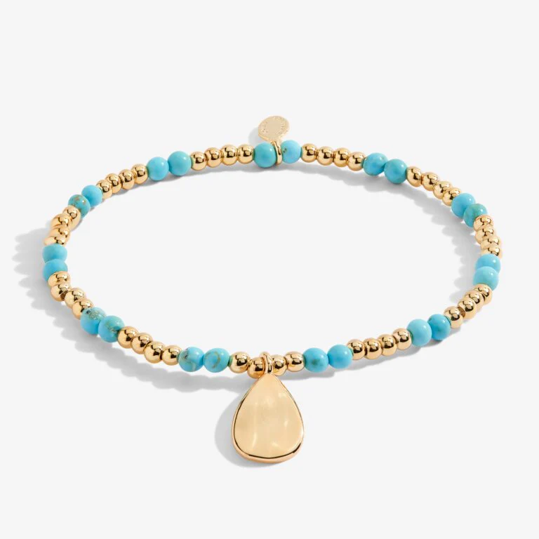 Joma Jewellery 6143 - December A Little Birthstone Gold Bracelet - Image 3