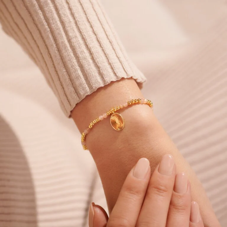 Joma Jewellery 6138 - July A Little Birthstone Gold Bracelet - Image 2