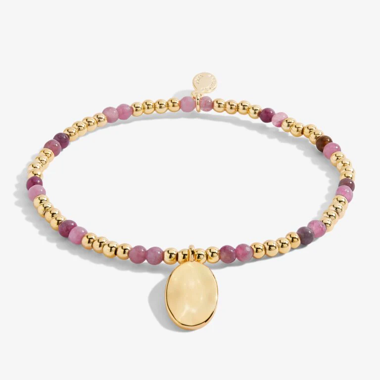 Joma Jewellery 6141 - October A Little Birthstone Gold Bracelet - Image 3