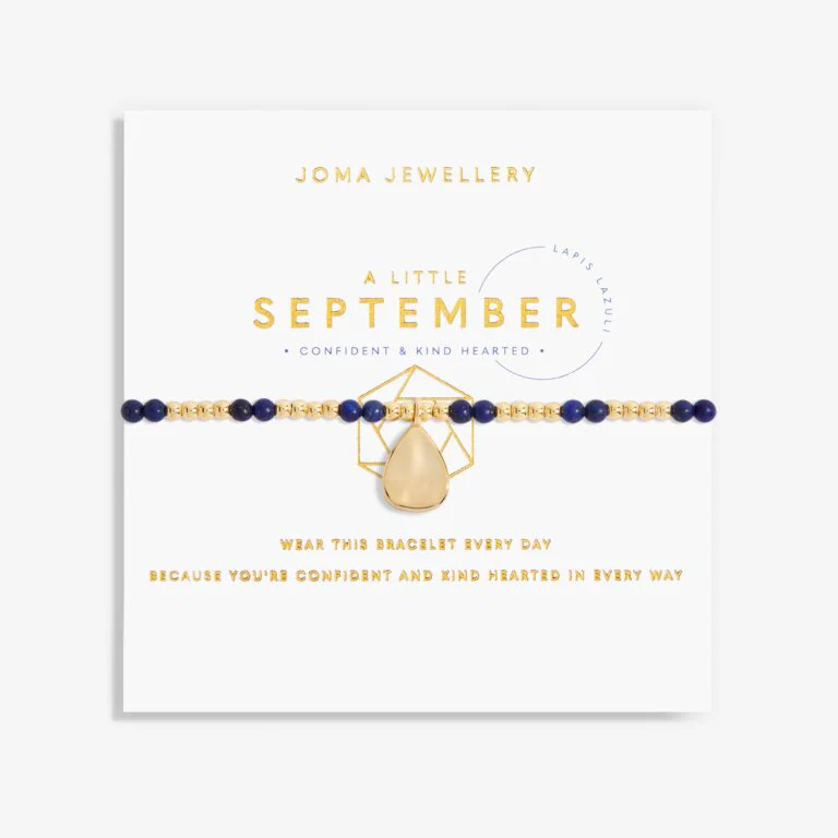 Joma Jewellery 6140 - September A Little Birthstone Gold Bracelet