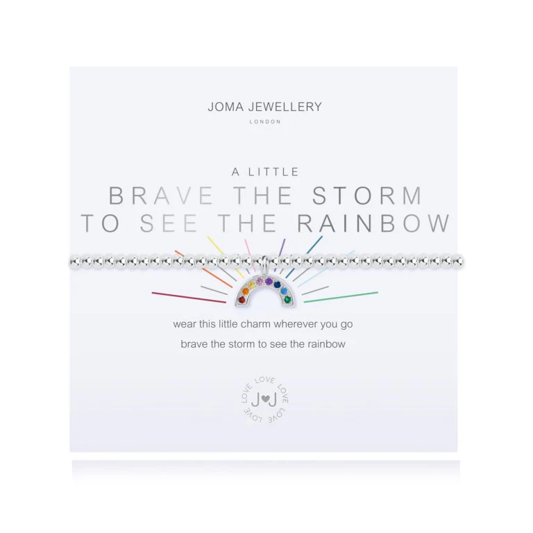 Joma A Little Brave The Storm To See The Rainbow Bracelet